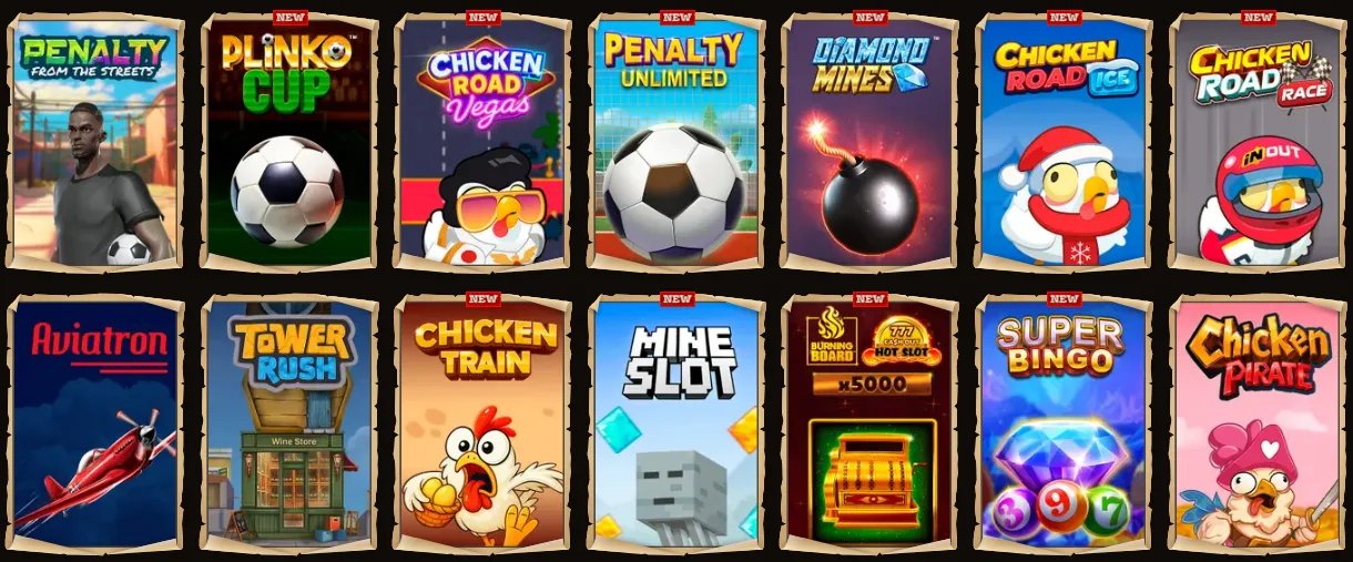 Lolajack Casino instant games