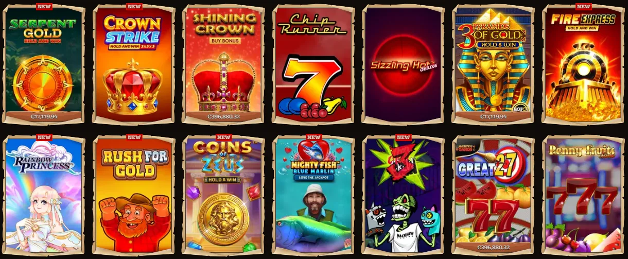 Jack Casino Casino slots overzicht